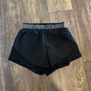 Nike Pro Running Shorts. Black